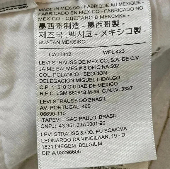 Levi's 501 Button Fly White Size 29×30 EUC - Picture 11 of 12